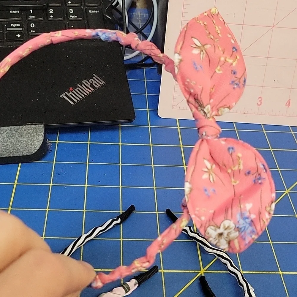 Floral and Striped Headband Set of 5 New #1